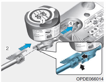 Lekke band (met tire mobility kit)