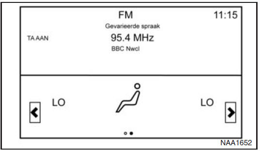 Systeemstatusscherm