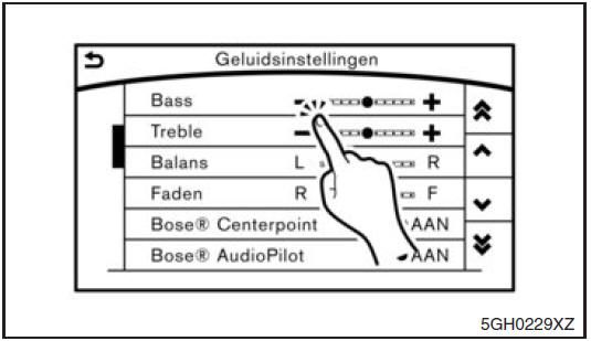 Volume en instellingen wijzigen 