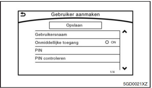 Voorbeeld van de E-mailapplicatie