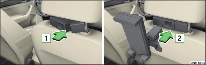 Afb. 96 Aanbrengen: Adapter / houder